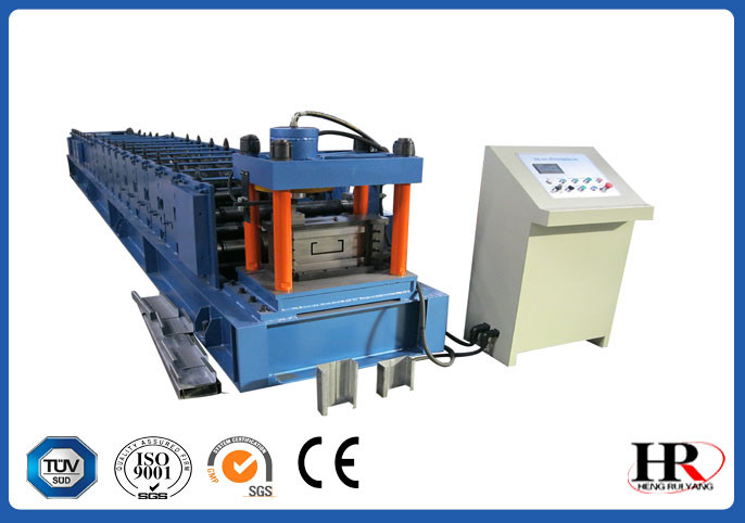 Automatic Colored C Z Purlin Roll Forming Machine 0.3 - 0.8mm Thickness